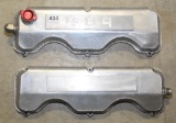 pair of custom made aluminum 409 valve covers
