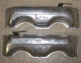 pair of chrome 409 valve covers