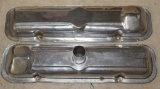 Pair of Chrome valve covers for Pontiac 389, boxed