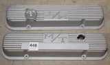 Pr new cast aluminum valve covers for Pontiac 389