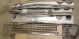 11) 1962 Chev chrome trunk lid panels & bent grill