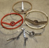 3 steering wheels