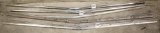 (5) 1962 Chev. trunk lid trim pieces