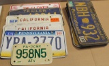 10 assorted license plates