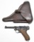 S/42 (Mauser), P.08 Luger, 9mm  para, s/n 5222i, pistol, brl length 4
