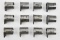 (12) Colt 1911 70 Series barrel bushings, selling by the piece, 12 times the money