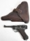 S/42 (Mauser), P.08 Luger, 9mm para, s/n 6263 K, pistol, brl length 4