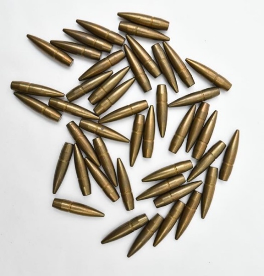 .50 BMG bullets, (44) total bullets, 750 grain Bronze, selling as lot,
