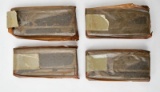 (4) M1 carbine U.S.G.I. magazines, all in original wax style paper, selling by the piece 4 times the