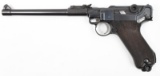DWM, P.08 Artillery Luger, 9mm, s/n 9308 m, pistol, brl length 7.75