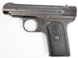 J.P. Sauer & Sohn, Model 1926, 7.65mm (.32 ACP), s/n 161592, pistol, brl length 3