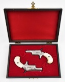 Butler Associates Inc., pair of Derringer Pistols, .22 short, s/n B46745 & B46746, derringers, brl l