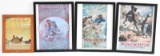lot of (4) framed reproduction Winchester advertising posters in frames, average size 12