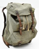 Swiss Army backpack with leather straps