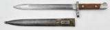 CE WG M93 bayonet with a Vogel & Noot metal scabbard, blade measures 9.5
