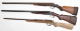 Lot of 3 long guns to include: a) Western Arms Corp., Field Grade, 12 ga, shotgun, SN 25107, 28