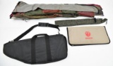 Galati International Falcon carbine case, assorted sleeves and Ruger zipper pouch bag