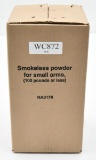 WC872 NEW smokeless powder for small arms seated box total weight 8.915 lbs UPS SHIP ONLY