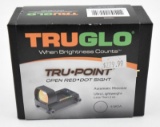 TRUGLO TRU-POINT Open Red Dot Sight Automatic Rheostat Ultra Lightweight 4 MOA in original box TG830