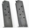 (2) General Shaver WWII Era 1911 pistol magazines with welded spine and 