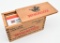 .22 LR ammunition (1) box Winchester Super-X (500) round brick in collectible wooden slide top box 4