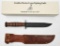 U.S.M.C. marked Camillus fighting knife in original box #5685B with 7