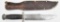 unmarked German hunting knife with 8