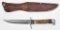 IMCO Solingen Germany Model 74 fixed blade hunting knife having 4.75