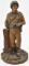 Tom Clark WWII US Paratrooper #68 resin statue, approximately 13