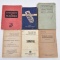 lot of (6) Military manuals, 