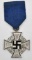 WWII German Nazi 28 year Civil Service medal