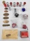 lot to include (6) 16 gauge snap caps, 12 gauge steel cap, (3) Browning brass tags, .45 caliber Poli
