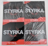 Lot of (4) Styrka acrylic 6