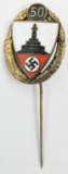 WWII German Nazi Veterans Association 50 year pin