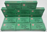7.62x39mm ammunition (12) boxes Norinco green box non-corrosive steel case, 20 rounds per box