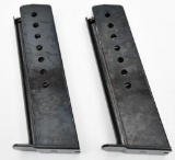 lot of (2) Walther P38 9mm pistol magazines Post War Commercial Factory N.O.S.,