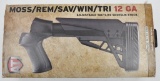 ATI adjustable TactLite shotgun stock with Scorpion recoil system black