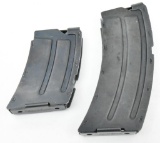 (2) Remington Factory Original magazines for .22 caliber rifle, (1) is 5 round and other is 10 round