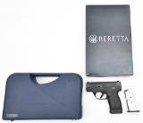 Beretta, Model BU9 Nano, 9mm, s/n NU140570, pistol, brl length 3