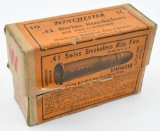 Antique .41 Swiss Smokeless Rim Fire factory ammunition (1) box Winchester 310 grain (10) rounds ful