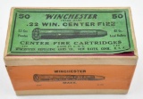 Fantastic Extremely Rare double label Antique .22 Win. Center Fire single shot ammunition (1) factor