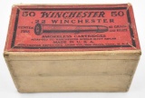 Rare .22 Winchester Center Fire ammunition (1) box Winchester 45 grain (50) rounds original sealed t
