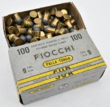 9mm Rim Fire Flobert ammunition (1) box Fiocchi lead ball (100) rounds, UPS SHIP ONLY