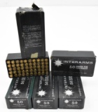 7.62x25mm (.30 Mauser) ammunition (5) boxes Interarms 86 grain FMJ (50) round boxes, selling by the 