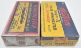 Vintage .30-30 Win. ammunition & brass (2) boxes, (1) sealed Winchester (20) rounds unknown if facto