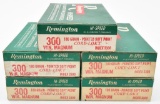 .300 Win. Mag. factory ammunition (5) boxes Remington 180 grain CORE-LOKT PTD. SP (20) round boxes, 