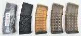 lot of (5) polymer magazines, (2) are XM30 E-4 and (3) are STG/AUG magazines, all are (30) round, se