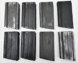 lot of (8) unmarked FAL steel body rifle magazines, magazines fit FN FAL rifle and others.  Selling 