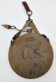 US Model 1878 canteen with cloth cover marked 