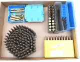 assorted lot of ammunition to include, (100+) rounds of Lake City headstamp belt feed blank cartridg